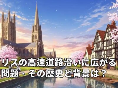 イギリスの高速道路沿いに広がるゴミ問題、その歴史と背景は？