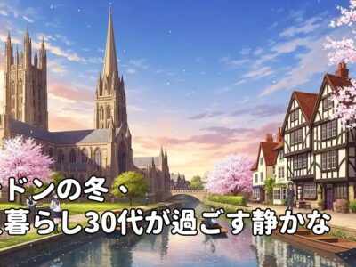 ロンドンの冬、一人暮らし30代が過ごす静かな夜の実情