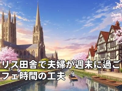 イギリス田舎で夫婦が週末に過ごすカフェ時間の工夫