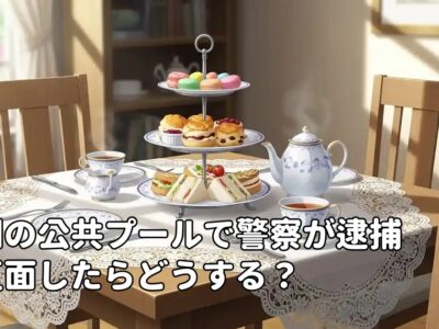 英国の公共プールで警察が逮捕に直面したらどうする？