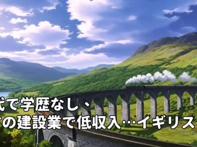 40代で学歴なし、地方の建設業で低収入…イギリス田舎でのキャリア再構築は可能？