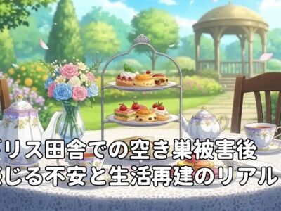 イギリス田舎での空き巣被害後に感じる不安と生活再建のリアル