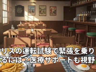 イギリスの運転試験で緊張を乗り越えるには？医療サポートも視野に