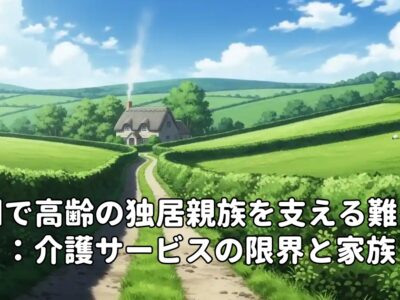英国で高齢の独居親族を支える難しさ：介護サービスの限界と家族の負担