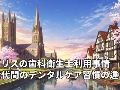 イギリスの歯科衛生士利用事情と世代間のデンタルケア習慣の違い