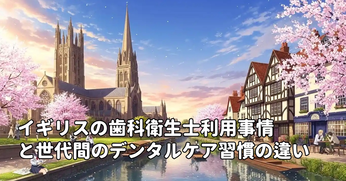 イギリスの歯科衛生士利用事情と世代間のデンタルケア習慣の違い