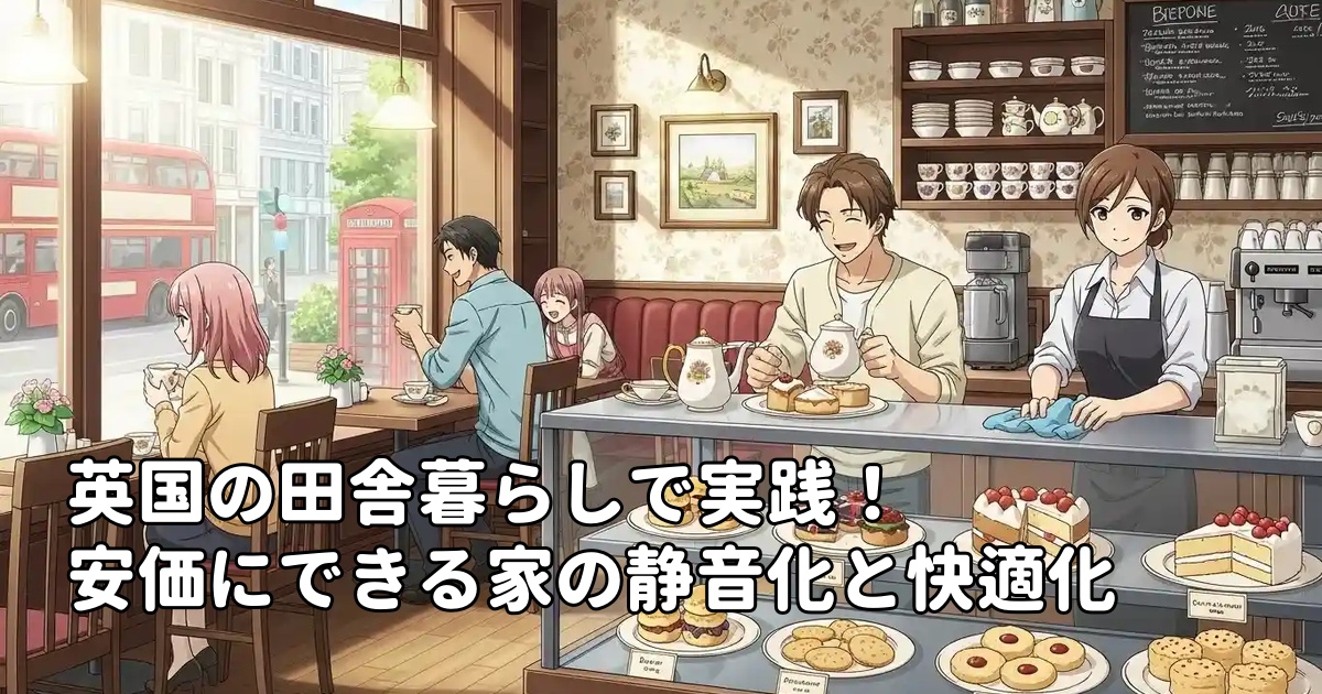 英国の田舎暮らしで実践！安価にできる家の静音化と快適化の工夫