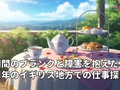 長期間のブランクと障害を抱えた中高年のイギリス地方での仕事探し事情