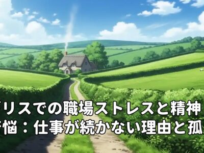 イギリスでの職場ストレスと精神的苦悩：仕事が続かない理由と孤立感