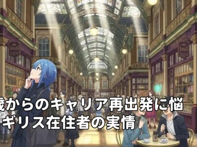 30歳からのキャリア再出発に悩むイギリス在住者の実情