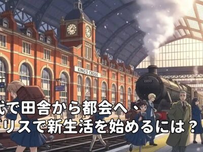 30代で田舎から都会へ、イギリスで新生活を始めるには？