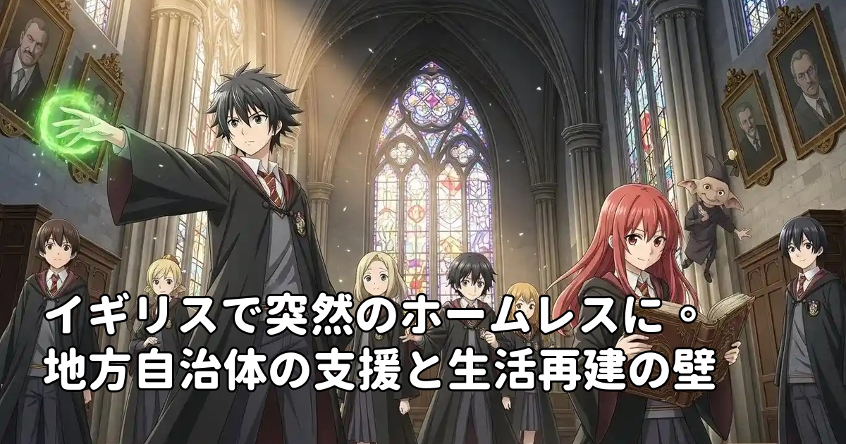 イギリスで突然のホームレスに。地方自治体の支援と生活再建の壁