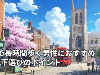 UKで長時間歩く男性におすすめの靴下選びのポイント