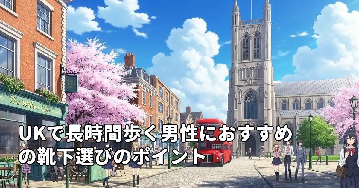 UKで長時間歩く男性におすすめの靴下選びのポイント