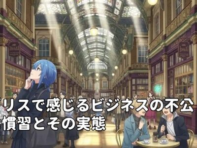 イギリスで感じるビジネスの不公平な慣習とその実態