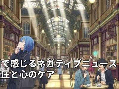 英国で感じるネガティブニュースの重圧と心のケア