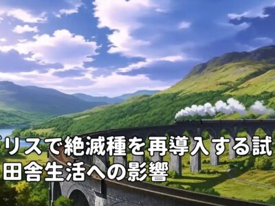 イギリスで絶滅種を再導入する試みと田舎生活への影響