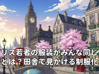 イギリス若者の服装がみんな同じ理由とは？田舎で見かける制服化したファッション事情