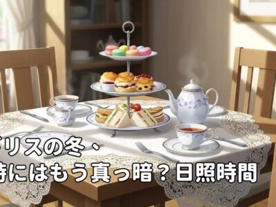 イギリスの冬、16時にはもう真っ暗？日照時間の変化に戸惑う日常