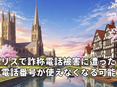 イギリスで詐称電話被害に遭ったら？電話番号が使えなくなる可能性は？