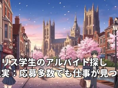 イギリス学生のアルバイト探しの現実：応募多数でも仕事が見つからない理由