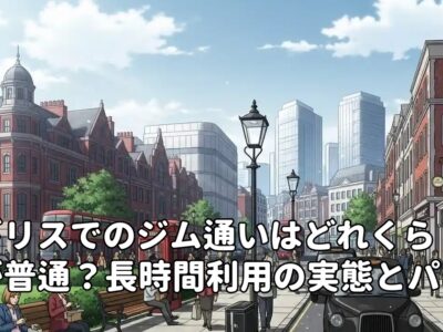 イギリスでのジム通いはどれくらいが普通？長時間利用の実態とパートナーの不安