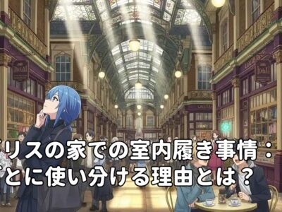 イギリスの家での室内履き事情：階ごとに使い分ける理由とは？