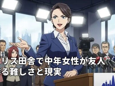 イギリス田舎で中年女性が友人を作る難しさと現実