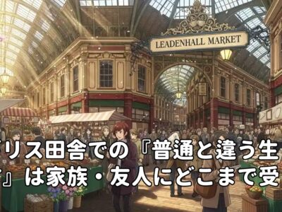 イギリス田舎での『普通と違う生き方』は家族・友人にどこまで受け入れられる？