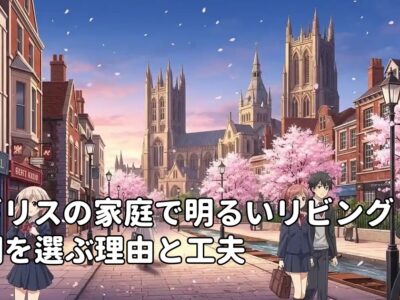 イギリスの家庭で明るいリビング照明を選ぶ理由と工夫