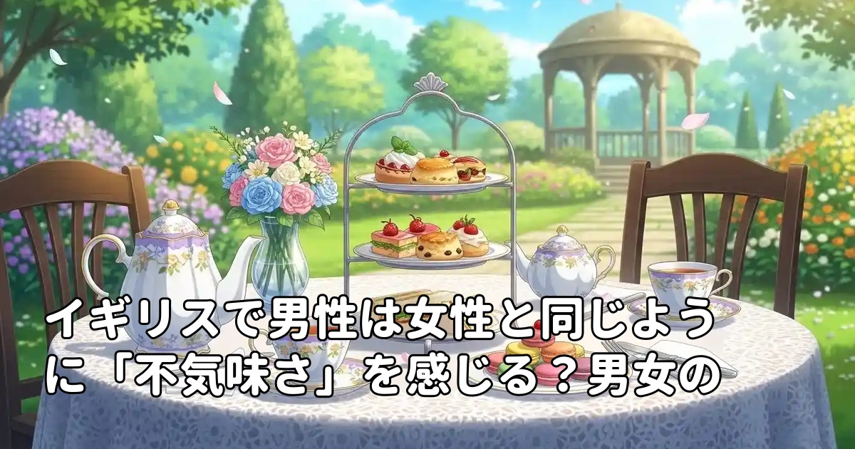 イギリスで男性は女性と同じように「不気味さ」を感じる？男女の警戒心の違い