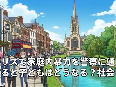 イギリスで家庭内暴力を警察に通報すると子どもはどうなる？社会福祉の介入事情