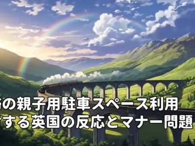 妊婦の親子用駐車スペース利用に対する英国の反応とマナー問題