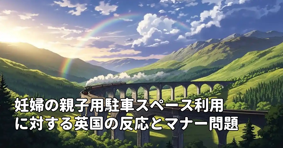 妊婦の親子用駐車スペース利用に対する英国の反応とマナー問題