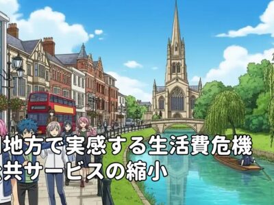 英国地方で実感する生活費危機と公共サービスの縮小