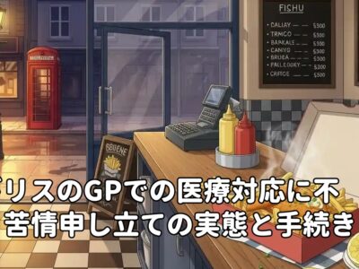 イギリスのGPでの医療対応に不満、苦情申し立ての実態と手続きは？