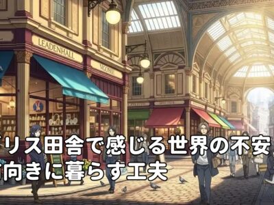 イギリス田舎で感じる世界の不安と前向きに暮らす工夫