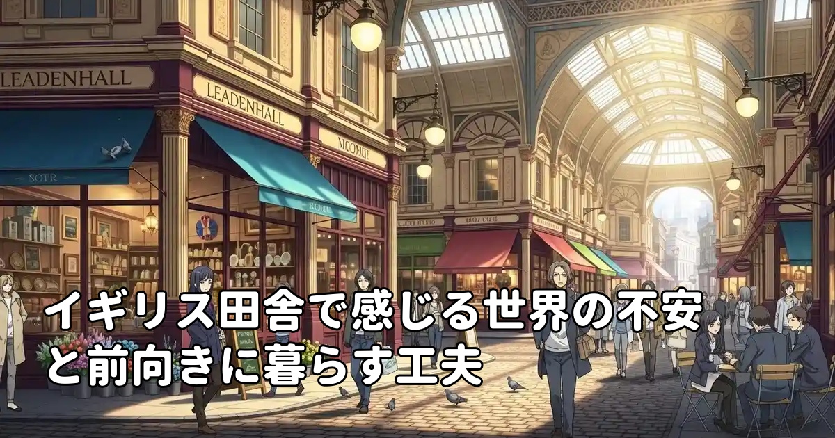 イギリス田舎で感じる世界の不安と前向きに暮らす工夫