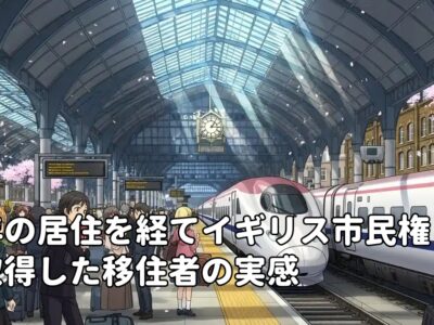 長年の居住を経てイギリス市民権を取得した移住者の実感