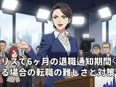 イギリスで6ヶ月の退職通知期間がある場合の転職の難しさと対策