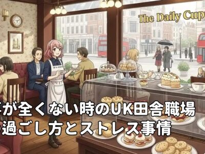 仕事が全くない時のUK田舎職場での過ごし方とストレス事情