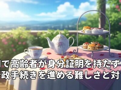 英国で高齢者が身分証明を持たずに行政手続きを進める難しさと対策