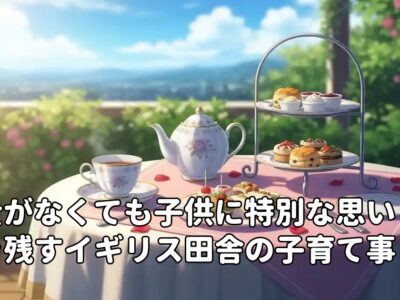お金がなくても子供に特別な思い出を残すイギリス田舎の子育て事情