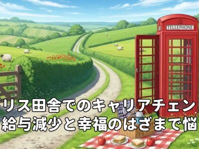 イギリス田舎でのキャリアチェンジ、給与減少と幸福のはざまで悩む現地女性の実情