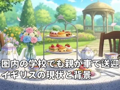 徒歩圏内の学校でも親が車で送迎するイギリスの現状と背景