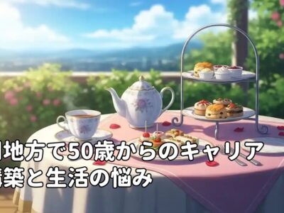 英国地方で50歳からのキャリア再構築と生活の悩み
