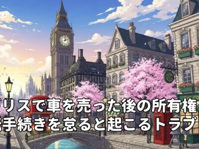 イギリスで車を売った後の所有権移転手続きを怠ると起こるトラブルと対処法