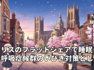 イギリスのフラットシェアで睡眠時無呼吸症候群のいびき対策として週末の宿泊制限を求める話