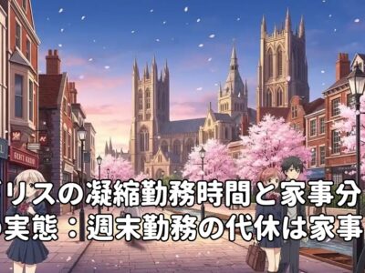 イギリスの凝縮勤務時間と家事分担の実態：週末勤務の代休は家事負担増？