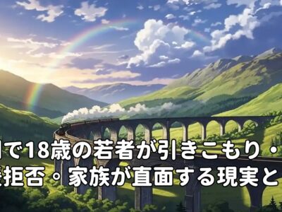 英国で18歳の若者が引きこもり・支援拒否。家族が直面する現実と対策